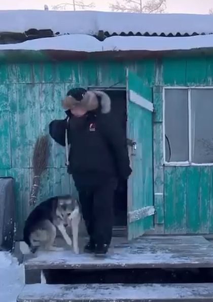 Фрукты в Якутии при минус 55 градусов⁠⁠