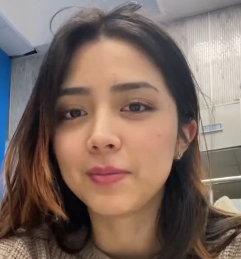 Латинка учит русский язык