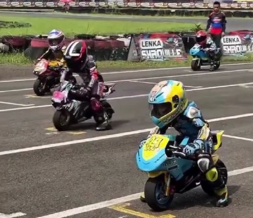 Для маленьких детей есть спортивные соревнования MotoGP⁠⁠