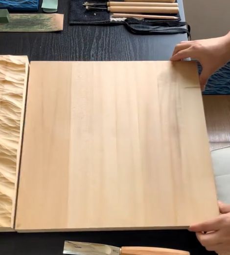 Морские волны из дерева⁠⁠