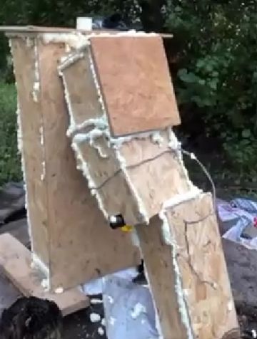 Утепление колонки