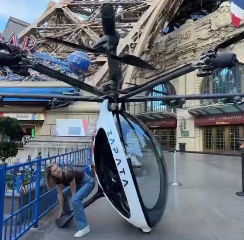 Мини капсульный вертолет дрон