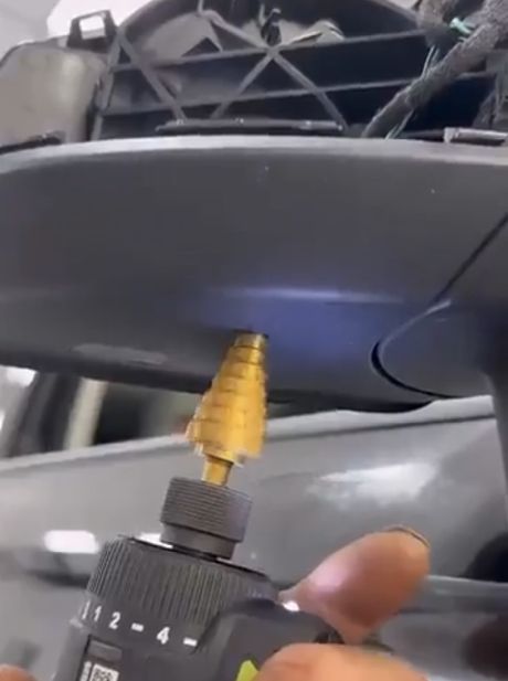 Установка камеры в боковое зеркало своими руками