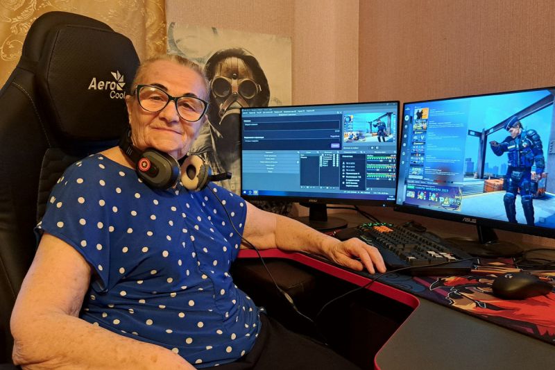 Российскую пенсионерку номинировали на международную премию для стримеров