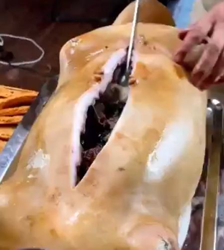 Необычный способ запечь мясо