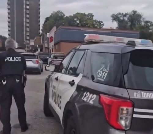 Задержание хулигана в Торонто