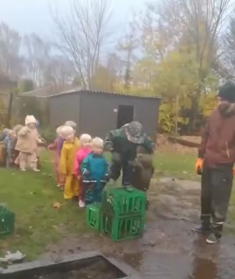 Чемпионат мира по прыжкам в воду... в детском саду