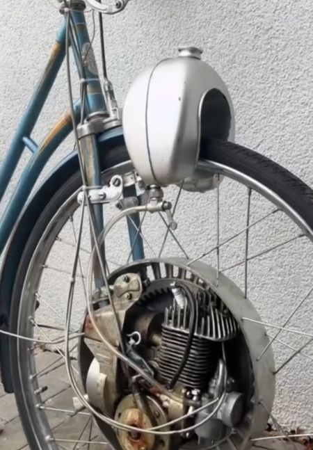 Немецкий двухтактный моторный велосипед 1952 года 34cc⁠⁠