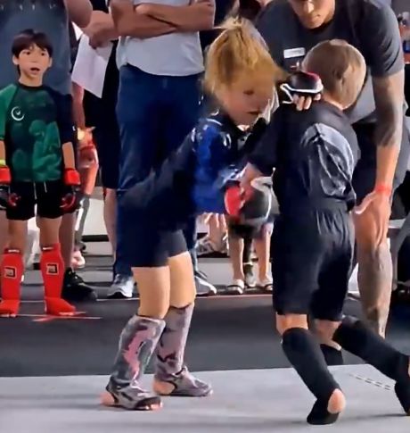 Тело ребенка, дух бойца!