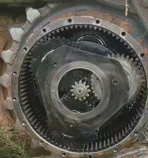 Работа механизма планетарного редуктора⁠⁠