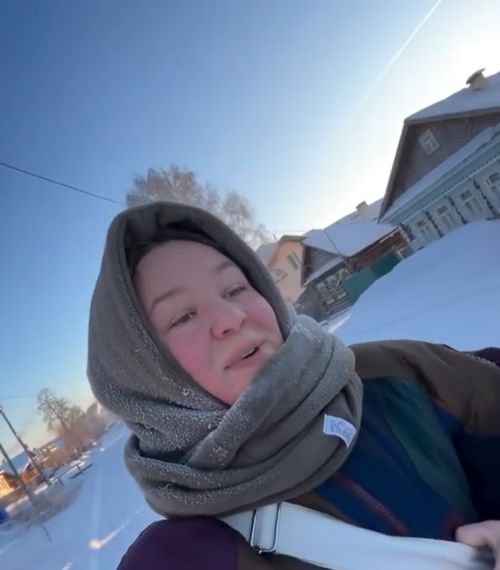 Морозный день