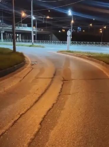 Нежданчик на дороге