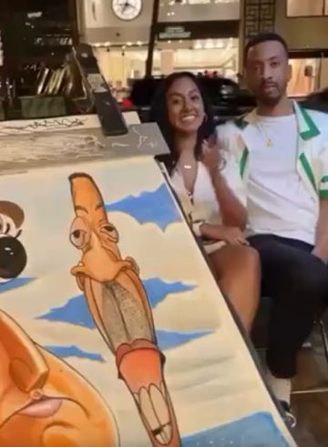 Уличная карикатура