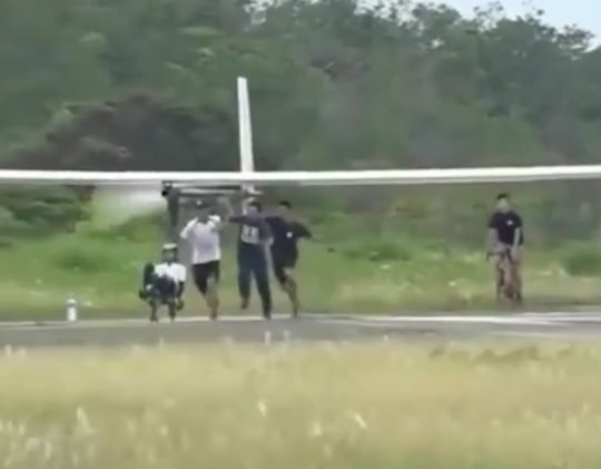 Японские студенты изобрели летающий велосипед