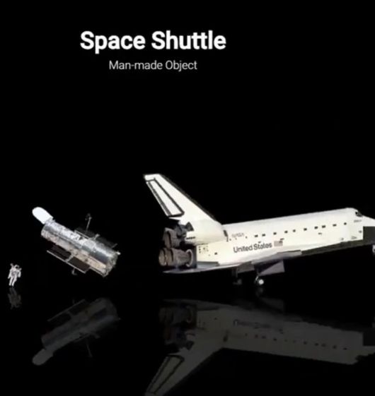 Ещё одно напоминание, что мы просто песчинки в масштабах космоса