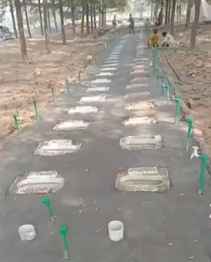 Общественный туалет в Индии