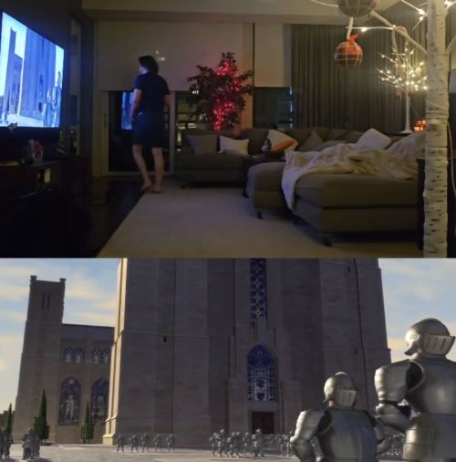 Мужик смонтировал себя в фильм про Шрека, чтобы сделать оригинальное предложение девушке