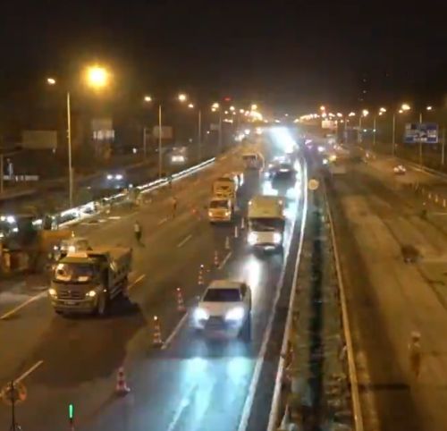 Пекин уложил 8 тысяч тонн асфальта за одну ночь