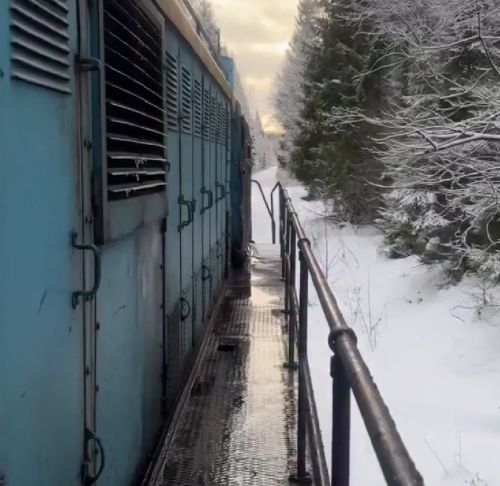 Первый снег глазами машиниста⁠⁠