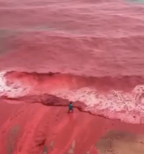 На острове Ормуз в Иране пляж выглядит так, будто вы оказались на Марсе