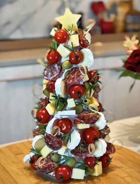 Съедобная "елка" для новогоднего стола