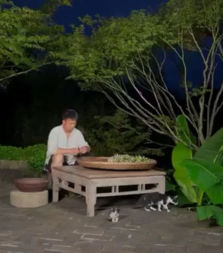 Изготовление ткани из огненной травы