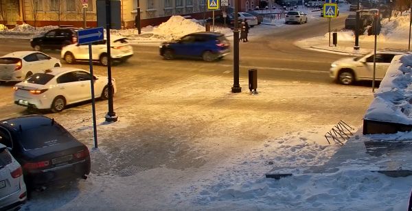 ДТП с пешеходом и такси