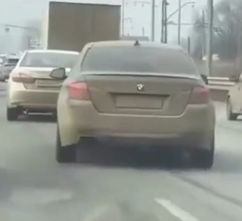 Очень злой водитель