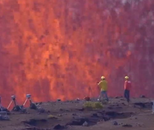 Исследование извержения вулкана Килауэа на Гавайях