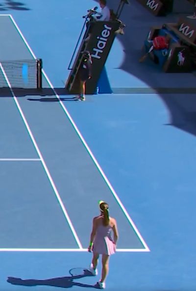 Теннисистка оказала помощь болгёрл