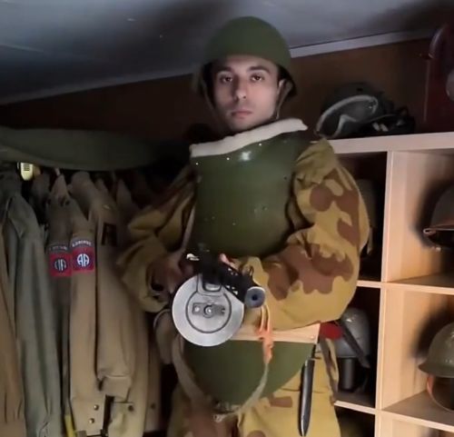 Американская реконструкция образа советского солдата штурмовой инженерно-саперной бригады