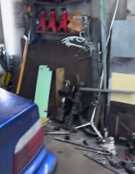 Гараж зимой⁠⁠