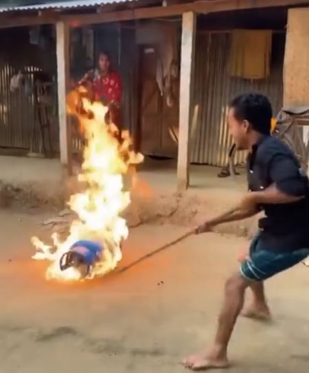 Как правильно потушить газовый баллон