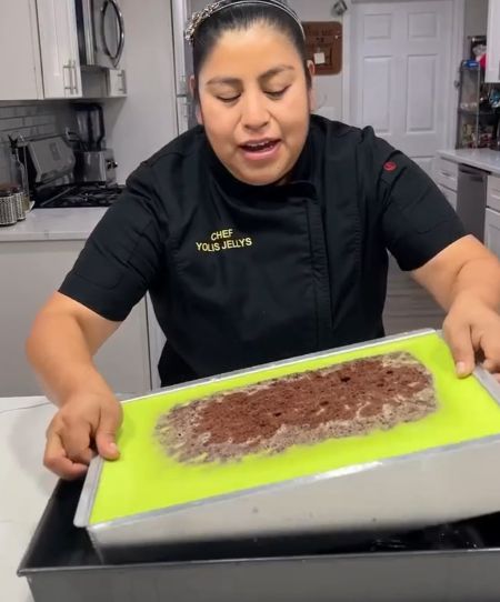 Трехмерный торт из желе