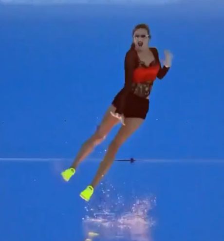 Под MC Hammer... под водой... вверх ногами... капец какой-то!⁠⁠