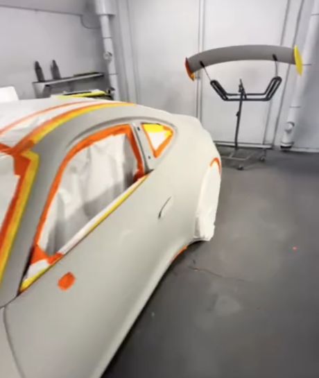 Кастомная покраска автомобиля Porsche 911 GT3