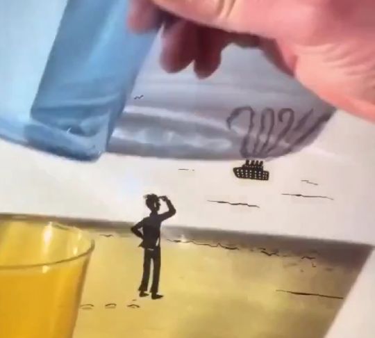 Тень+рисунок=полная картина⁠⁠