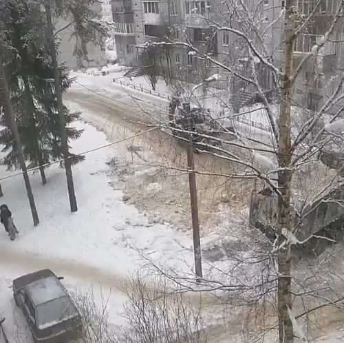 Работает уборочная техника