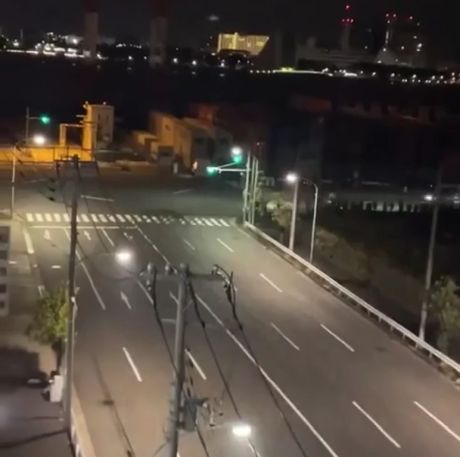 Токио после наступления темноты