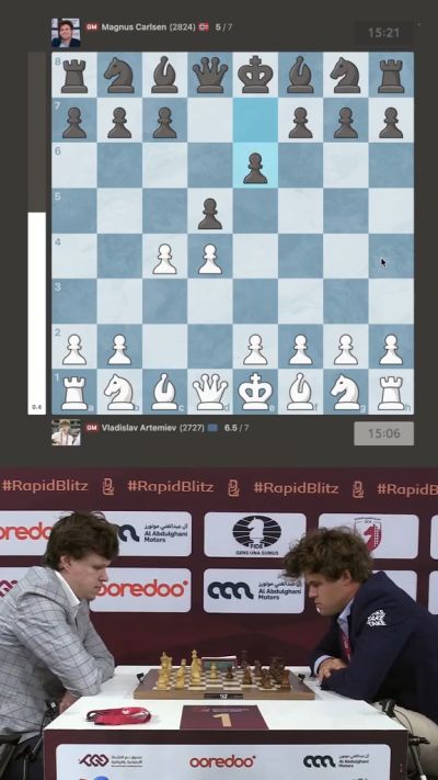 Как "горит" чемпион по шахматам⁠⁠