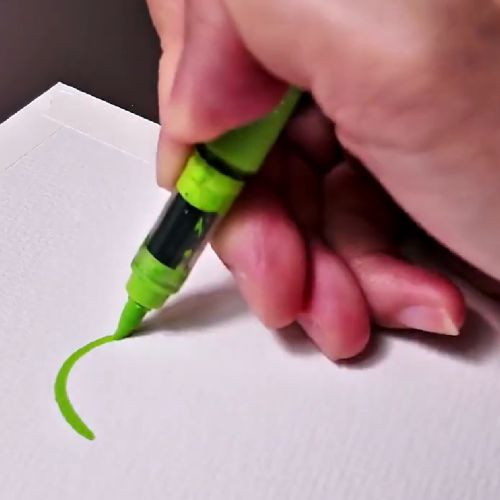 Картинка маркером