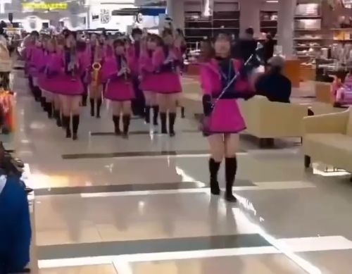 Марширующий оркестр японской старшей школы⁠⁠