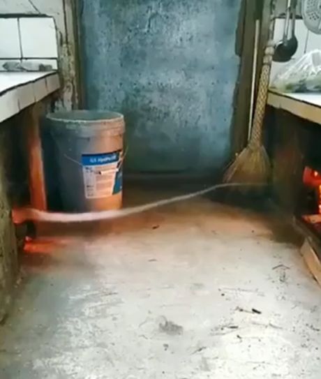 Две печи, соединенные дымовым мостом