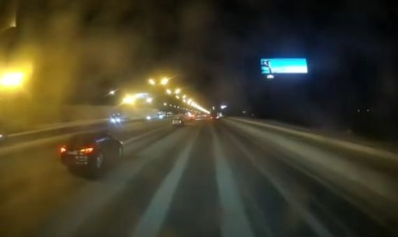 Снято на 88-м км МКАД, 30 января.