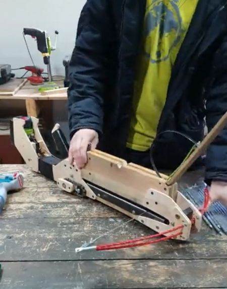 Самодельный автоматический арбалет