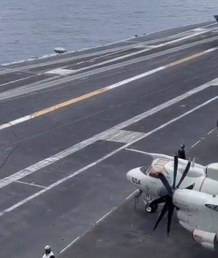 Система остановки самолетов на авианосце за 140.000.000$