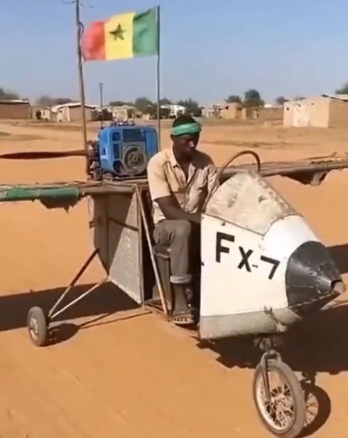 Мганга, по прозвищу-"Чкалов"