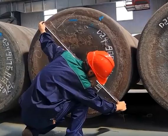 Изготовление 50-тонного гребного вала⁠⁠