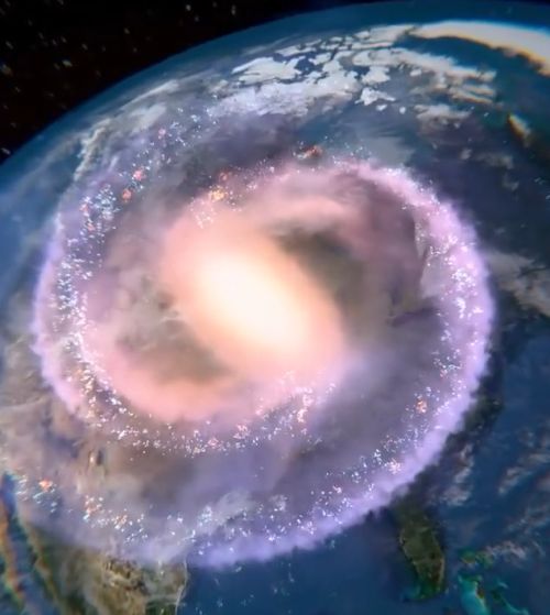 Если нашу галактику уменьшить до размера Северной Америки