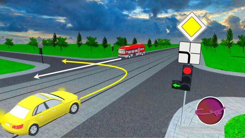 Задачка на знание ПДД